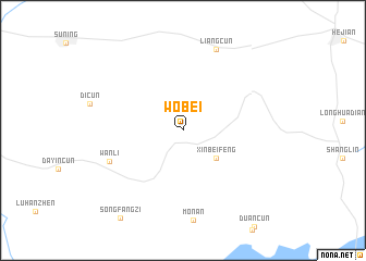 map of Wobei