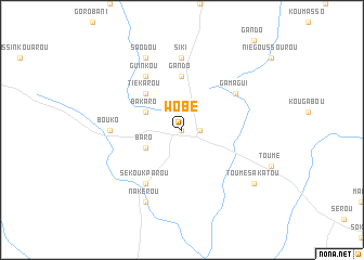 map of Wobé