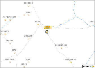 map of Wobi