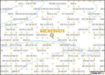 map of Wochenweis