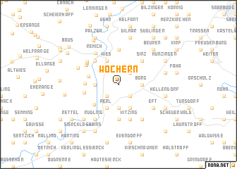 map of Wochern