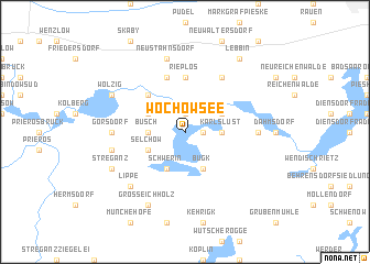 map of Wochowsee