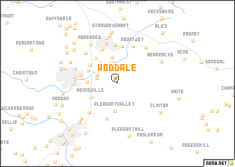 map of Woddale