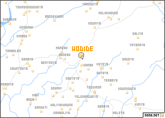 map of Wodidé