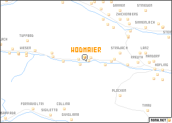 map of Wodmaier