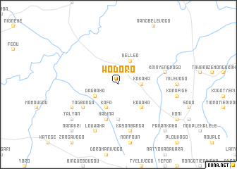 map of Wodoro