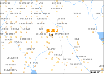 map of Wodou