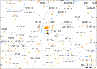 map of Wodu