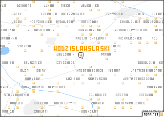 map of Wodzisław Śląski