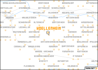 map of Woellenheim