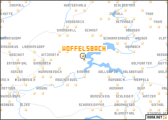 map of Woffelsbach