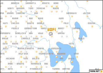 map of Wofī