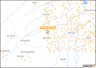 map of Wogamun