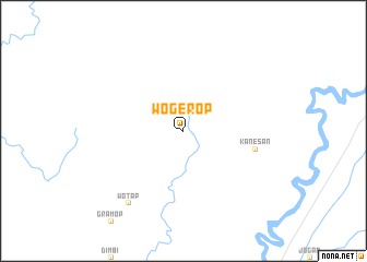 map of Wogerop