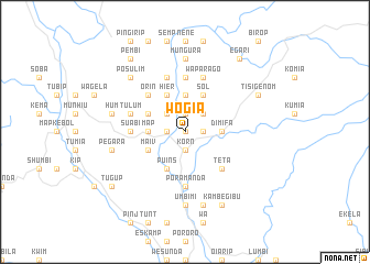 map of Wogia