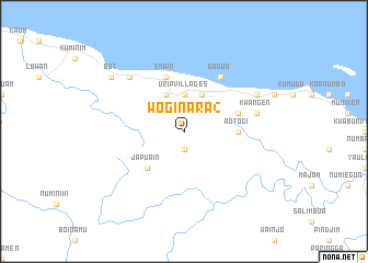 map of Woginara 2