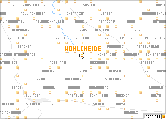 map of Wohldheide