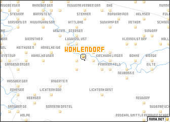 map of Wohlendorf