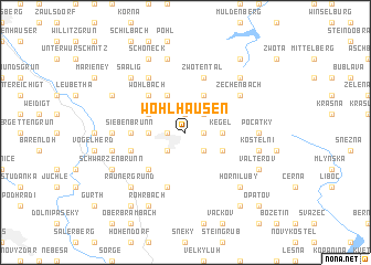 map of Wohlhausen