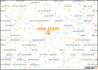 map of Wohlsdorf