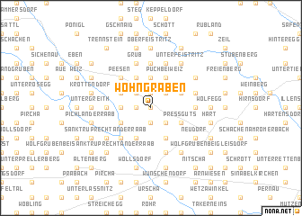 map of Wohngraben