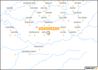 map of Wohomosom