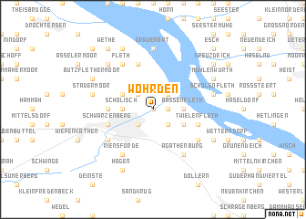 map of Wöhrden