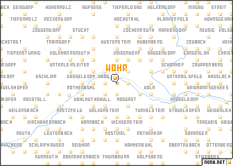 map of Wöhr