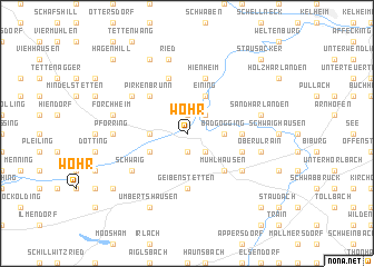 map of Wöhr