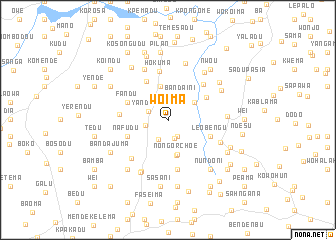 map of Woima