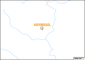 map of Woinbodol