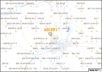 map of Woippy