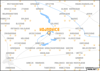 map of Wojnowice