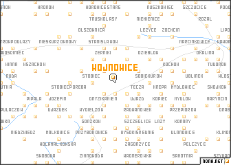 map of Wojnowice