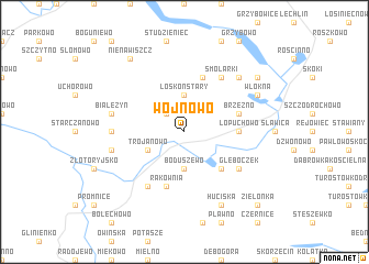 map of Wojnowo