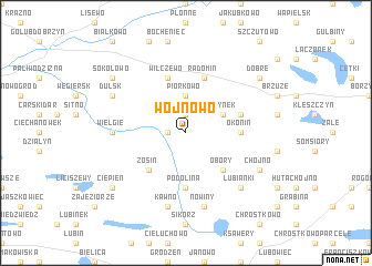 map of Wojnowo