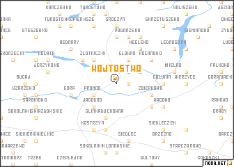 map of Wójtostwo