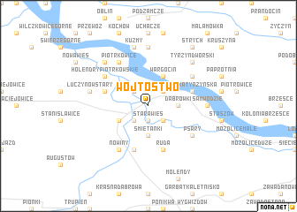 map of Wójtostwo