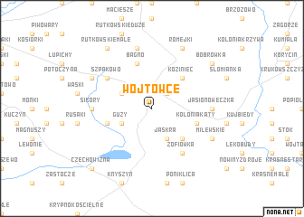 map of Wójtowce