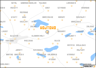 map of Wójtowo