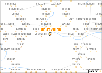 map of Wojtyniów