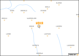 map of Woka