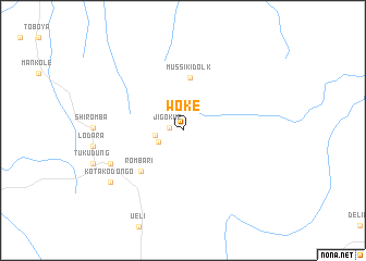 map of Woke