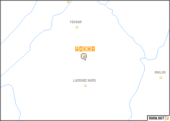 map of Wokha