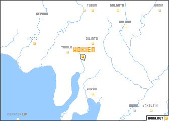 map of Wokien