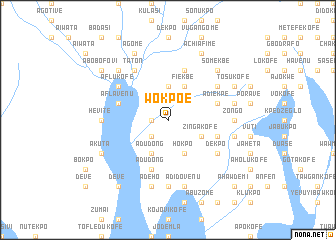 map of Wokpoe