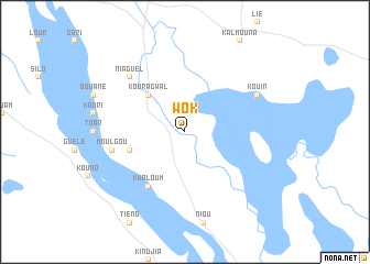 map of Wok