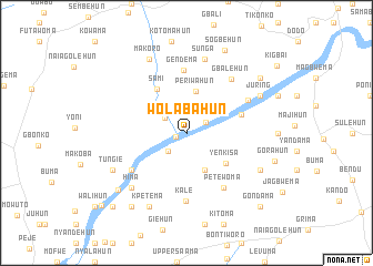 map of Wolabahun