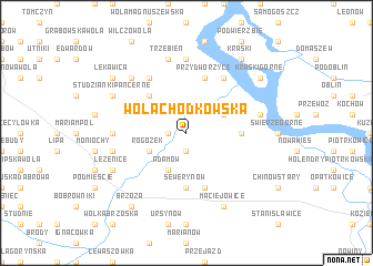 map of Wola Chodkowska