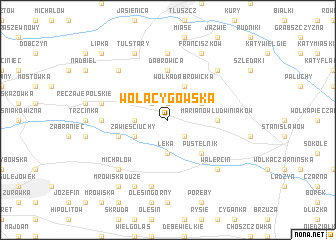 map of Wola Cygowska